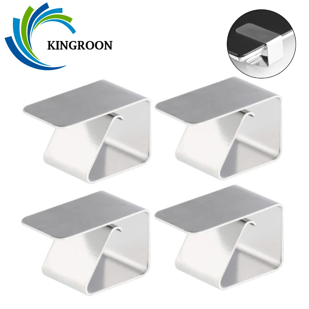 KINGROON 4 шт. ультрабазный зажим для стеклянной пластины тепловой платформы детали