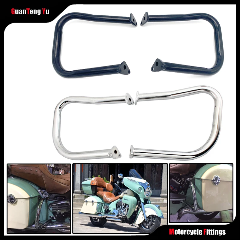 For Indian Chief 2014-2020 Motor Protector Guard Cafe Racer Road Master Anti-Collision Bar Motorcycle Accessories Thicken | Автомобили и