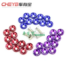 Автомобиль модифицированный Универсальный винт/двигатель винт/рамка номерного знака украшения винт M6 Винт