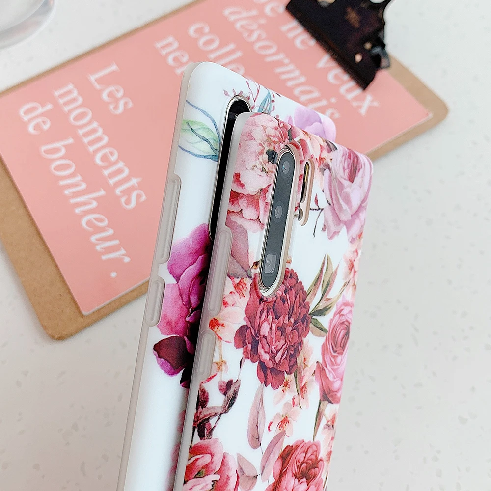 Винтажный чехол для телефона Huawei P20 P30 Lite P40 Pro Mate 20 Nova 4 5i мягкий матовый IMD