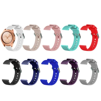 

For Samsung Galaxy Watch 42mm Strap for Garmin Vivoactive3 20mm Watch Strap for Amazfit Bip Sport Silicone Watchband Bracelet