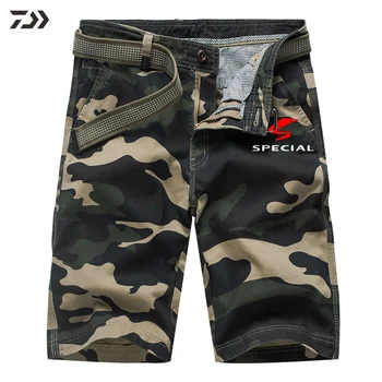 

Daiwa Summer Men Camouflage Fishing Shorts Outdoor Sports Fishing Pants Breathable Sports Pants Fishing Men Clothing Trousers