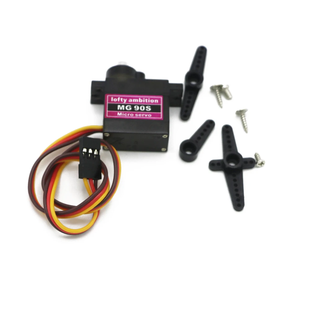

lofty ambition MG90S 9g Metal Gear Upgraded SG90 Digital Micro Servos for Smart Vehicle Helicopter Boart Car