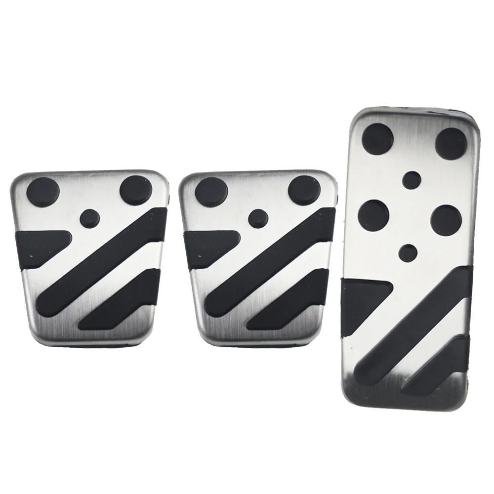 Car Clutch Brake Accelerator Pedal Foot Rest Pedals Covers For Mitsubishi PAJERO Eclipse RVR Cross Car Styling