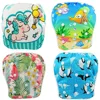 Ohbabyka Baby Swim Diaper Waterproof Adjustable Cloth Diapers Pool Pant Swimming Diaper Cover Reusable Washable Baby Nappies ► Photo 1/6