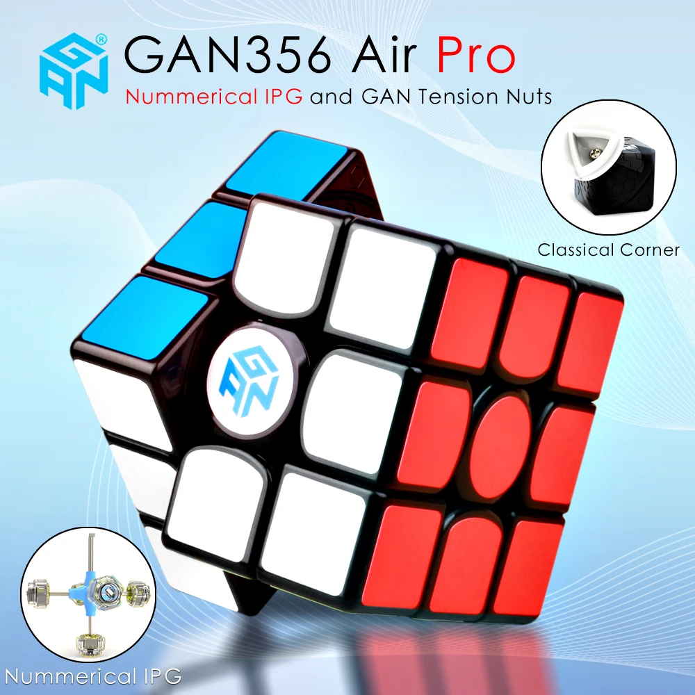 GAN 356 Air Pro 3x3x3 магический скоростной куб с числовым IPG Профессиональный gan356 air pro Кубики-головоломки gans 356Air Pro