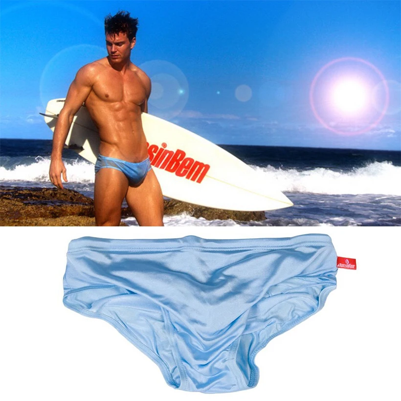 Men's Swimming Trunks Swim Briefs Summer Quick-Drying Beach Surf Vacation Shorts