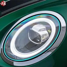 2 pçs farol do carro película protetora proteção auto cura invisível tpu adesivo para mini cooper r55 r56 r60 f54 f55 f56 f60