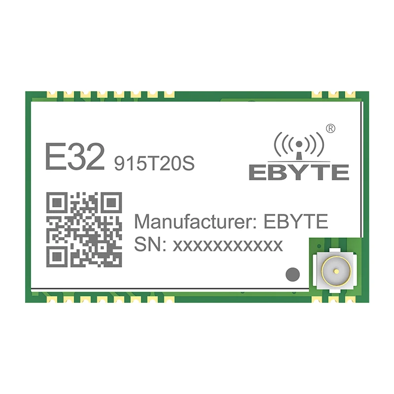 

E32-915T20S SX1276 Module UART LoRa 915MHz 20dBm 3km Wireless serial port Transceiver Module Antenna IPX SMD