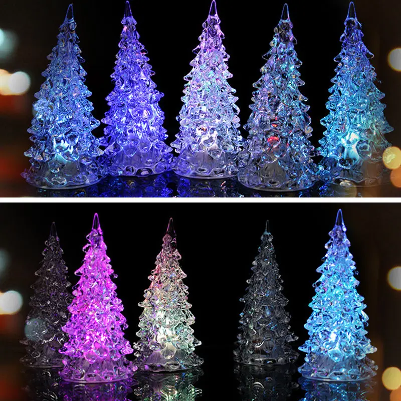 

LED Battery lamp 7 Colour changing Night Light child Gift light Desk Table Top Christmas Tree Decoration Festive Party Supply