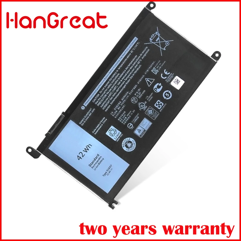 Hangreat 51kd7 New Laptop Battery For Dell Chromebook 11 3180 31 51kd7 11 4v 42wh With Tracking Number Laptop Batteries Aliexpress