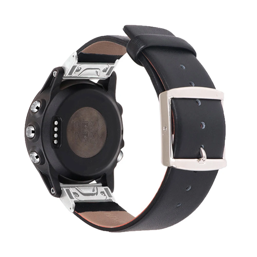 Ремешок для часов из натуральной кожи, быстросъемный ремешок для Garmin Fenix 5S 6S Plus 5 5X6 6X3 HR Forerunner 945 935 Quatix5, ремешок для часов
