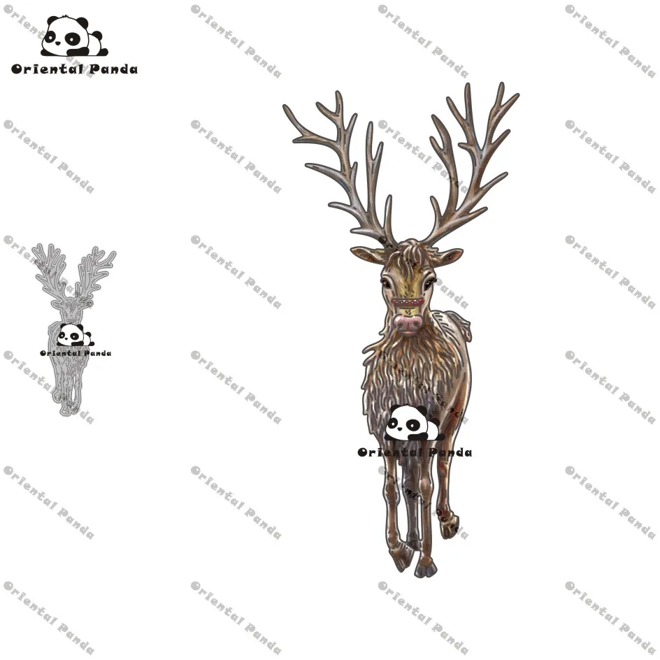 Новые штампы 2020 металлические в виде рождественского оленя сделай сам для