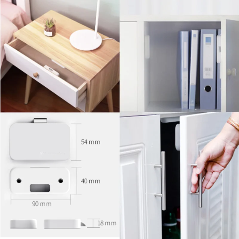 Xiaomi MIjia YEELOCK Умный Замок шкафа ящика без ключа Bluetooth приложение разблокировка Противоугонная защита ребенка файл ящик безопасности переключатель