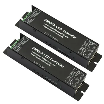 

DMX512 Decoder Led Controller DC12-24V 4A 4 Channel demoder led remote conroller decoder
