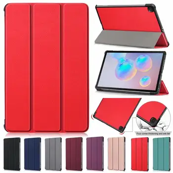 

Samsung Galaxy Tab S6 Lite 10.4 2020 SM-P610 P615 ultra flip leather case high quality shockproof tri-fold stand Tablet cover
