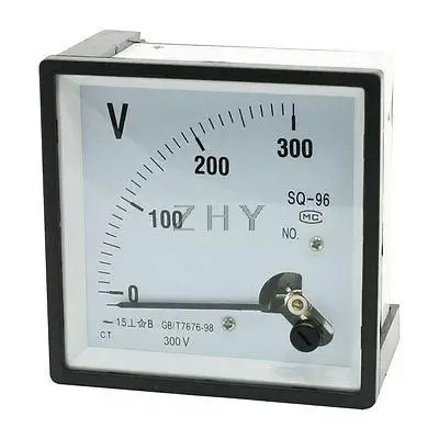 

Screw Terminals Voltage Test DC 300V Scale Volt Meter Gauge SQ-96