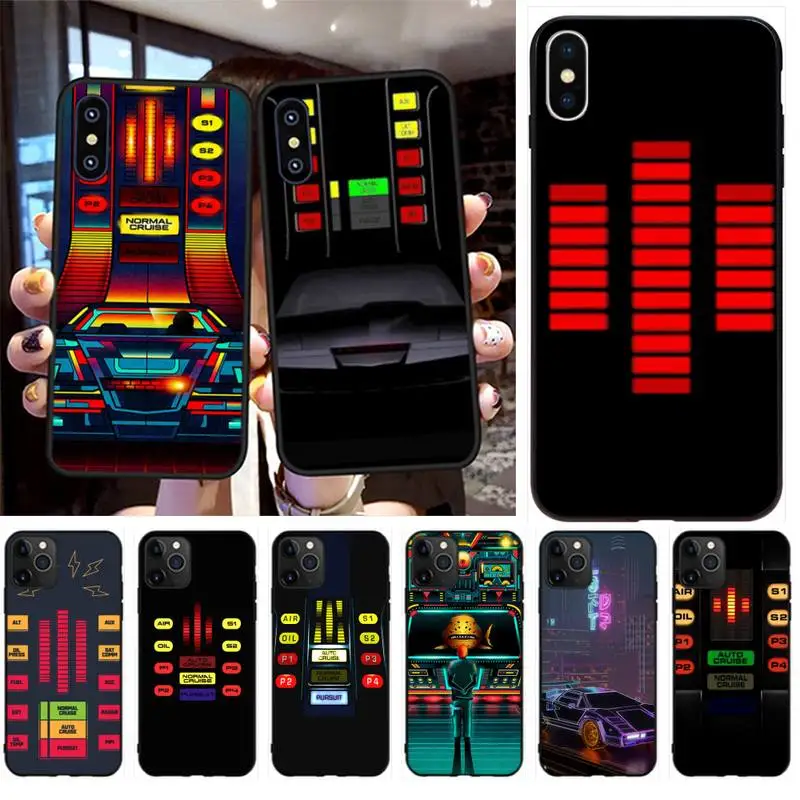PENGHUWAN Knight Rider Kitt Car Newly Arrived Black Cell Phone Case for iPhone 11 pro XS MAX 8 7 6 6S Plus X 5S SE XR case | Мобильные