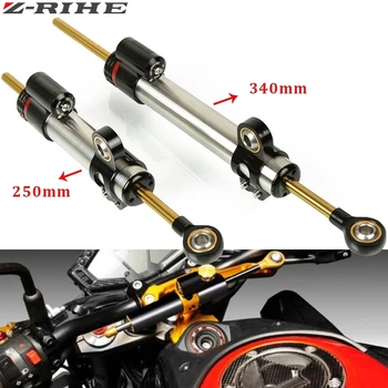 

Universal CNC Motorcycle Adjustable Steering Damper Stabilizer For CBR650F Tracer 900 ZX6R Z1000sx Ninja 400 Triumph Tiger 800