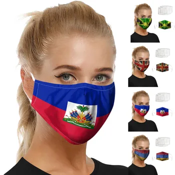 

1pc Dustproof Pollution Mouth Respirator Dust Face Cover Cotton Unisex Mouth Muffle Windproof Foggy Haze -spitting masque