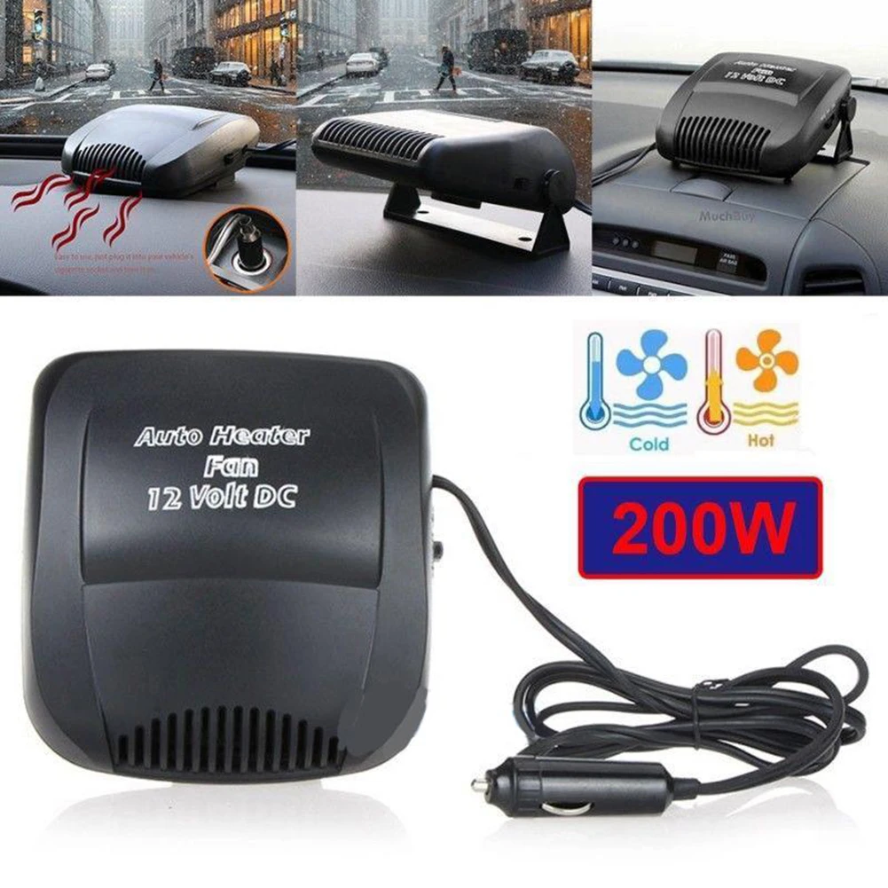 12v Car Heater Portable 2 In 1 Heating And Cooling Fan Fan Windshield Defroster Car Interior Heater Heating Fans Aliexpress
