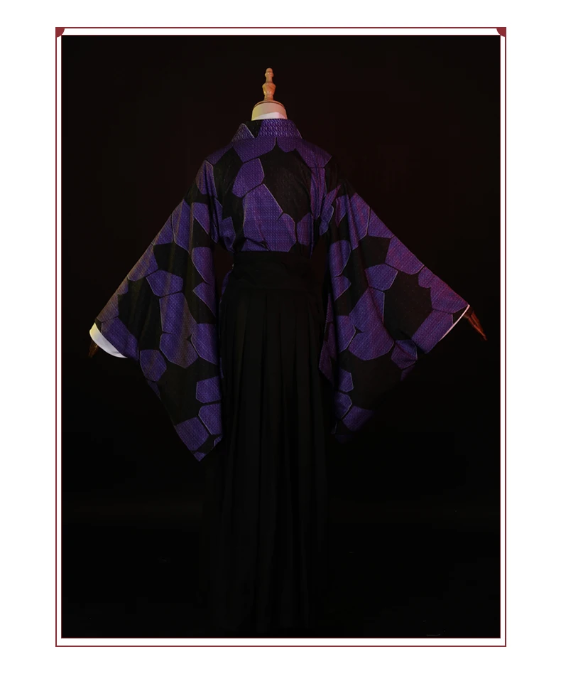 Новинка! Comic Cos Demon Slayer: Kimetsu no Yaiba Kokushibou женский костюм для косплея платье наряды подарок на Хэллоуин кимоно