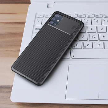 

For Samsung A51 Case NILLKIN CamShield Case Slide Camera Cover Protect Privacy Classic Back Cover For Samsung Galaxy A51