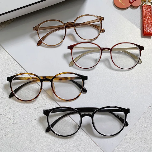 2021 New arrival Computer Glasses Frame Women Men Anti Blue Light Round Eyewear Blocking Glasses Optical Spectacle Eyeglass