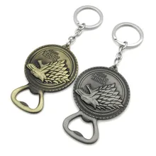 Открывашка в виде ключа с кольцом металлическая Игра престолов игры кулон стиль брелок для ключей по мотивам фильма настройки напрямую от производителя Sellin