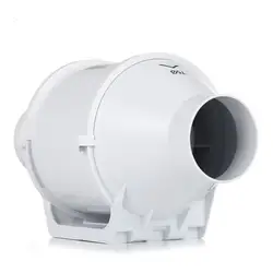 4 дюйма 100 мм домашний встроенный воздуховод вентиляционная трубка воздухозаборник воздуходувка вытяжной вентилятор 220 В усилитель турбо