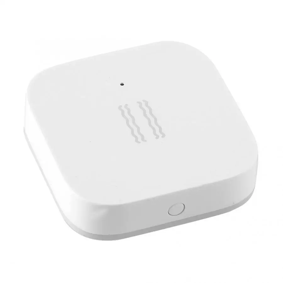 Умный датчик вибрации ZigBee датчик удара для домашней безопасности Белый Умный датчик вибрации