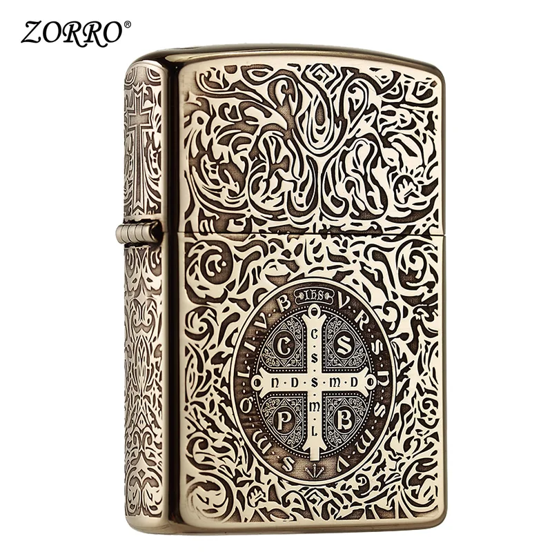 

Zorro kerosene lighter windproof personality Constantine creative Retro Old lighter for boyfriend