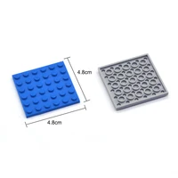 10pcs DIY Building Blocks Thin Figures Bricks 6x6 Dots 12Color Educational Creative Compatible With Brand Toys for Children 3958 2