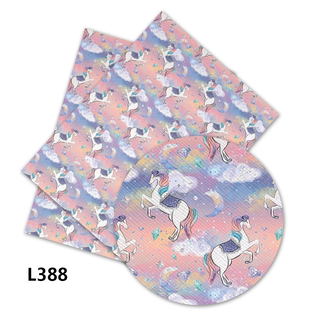 DIY craft supplies 30 cm x 136 cm faux synthetic leather fabric for Hairbow material decoration. L386-390 - Цвет: L388