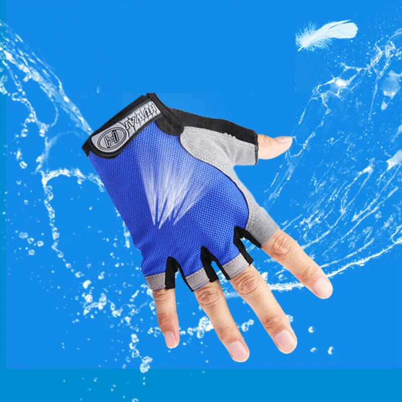 Мужские велосипедные перчатки открытые велосипедные перчатки гелевые мягкие без пальцев спортивные Adibike