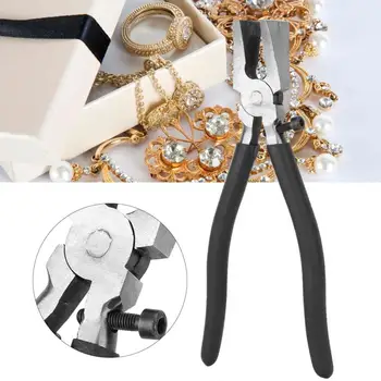 

Glass Wire Drawing Pliers Flat End Jewelry Processing Making Tool with Adjustable Screw for jewelry Making Pliers