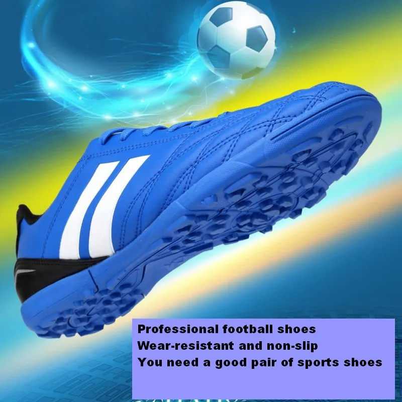 Качественные детские спортивные кроссовки Mannen Voetbal Schoenen уличные для детей 32-45 |