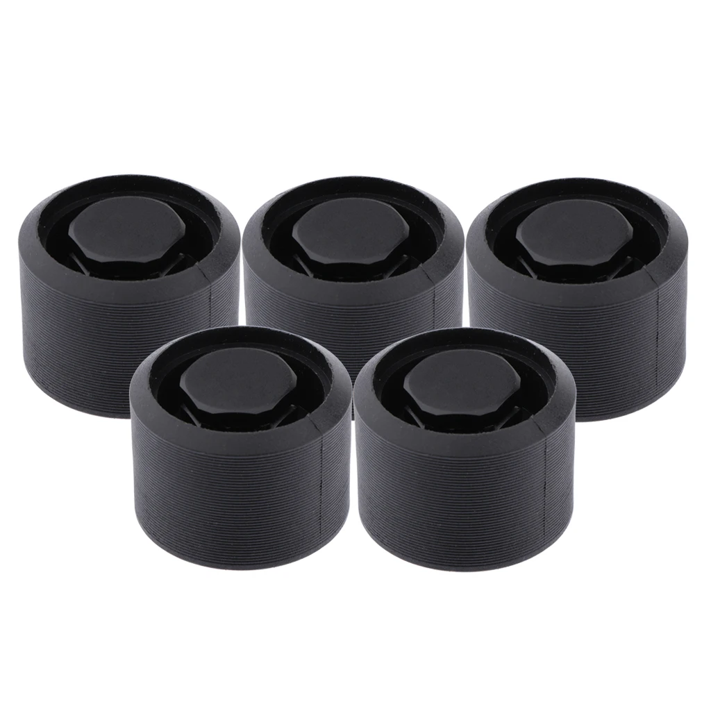 5pcs Black Plastic Air Vent Plug for Surfing Board Stand-up Paddle Board Waterproof & Durable 2