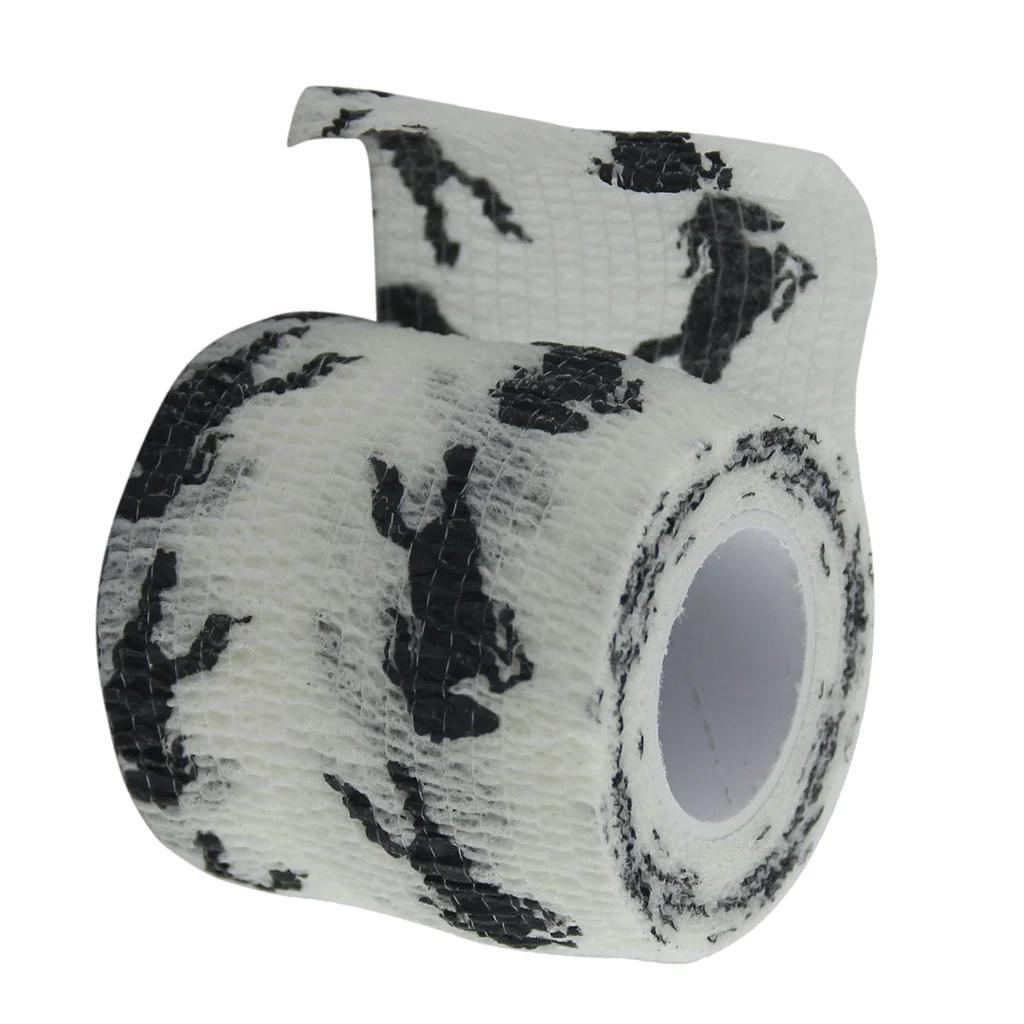 Cat Dog Pet Cohesive Bandage Gauze Tape Medical Wrap Claws Print Yellow Blue White