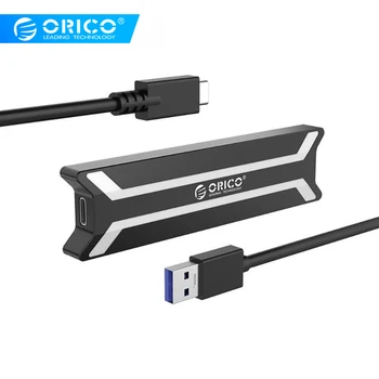 

ORICO M2 SSD Case Gen2 M.2 to USB 3.1 10Gbps Type C Hard Drive Enclosure NVME SSD box For NVME PCIE m Key SSD Disk case adapter