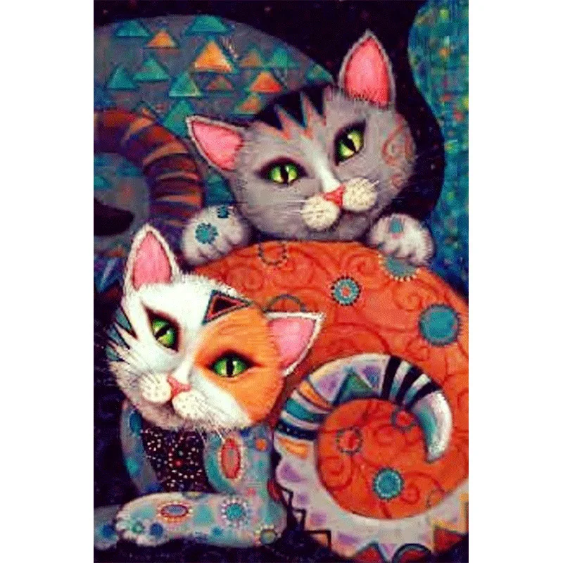 

DIY Diamond Painting New Style 5D Cat Resin Full of Crystals Manufacturers Direct Selling Recruitment Agent Support on Behalf