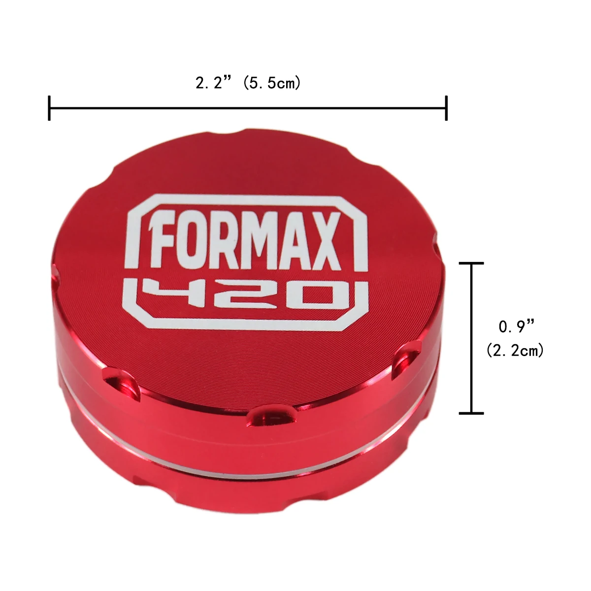 Formax420 Новинка 55 мм 2 части CNC алюминиевая травяная мельница 5 цветов в наличии|herb
