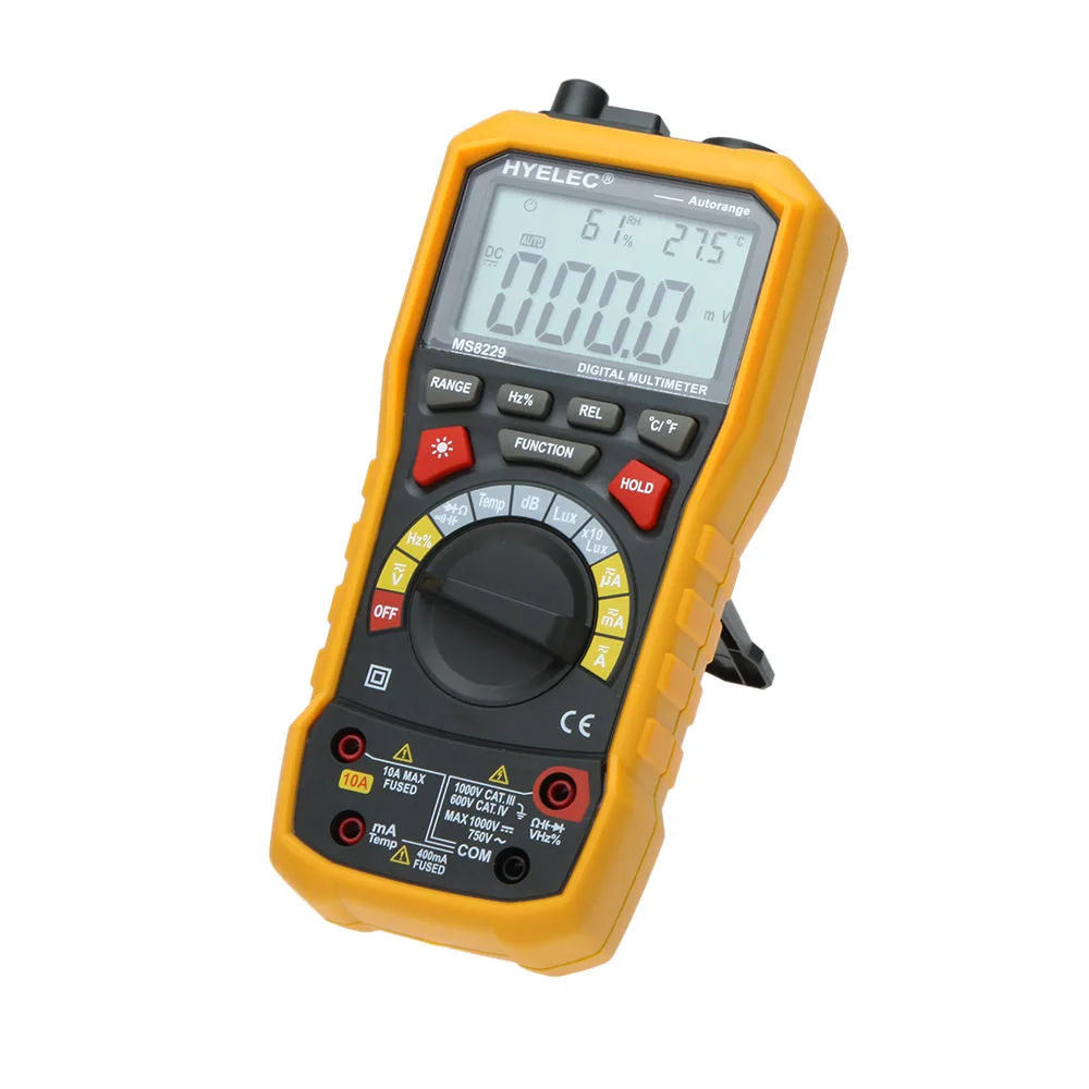 Multifunctional Digital Multimeter 5 In 1 Auto Range Dmm With Noise