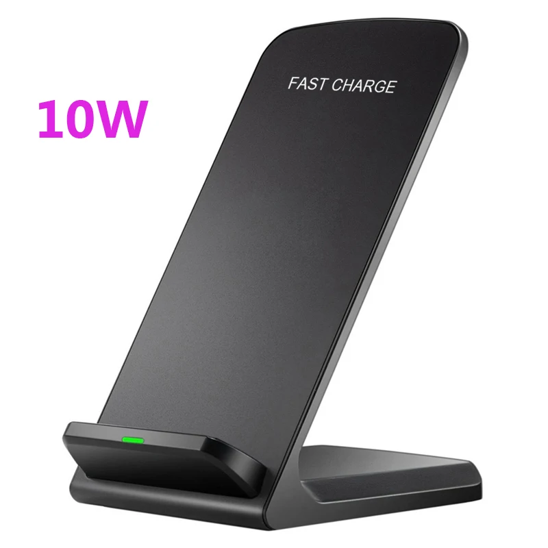 10W Wireless Charger Stand for iPhone 12 Mini 11 Pro Xs XR 8 Fast Charging Dock Station Samsung Note 10 S20 Phone | Мобильные