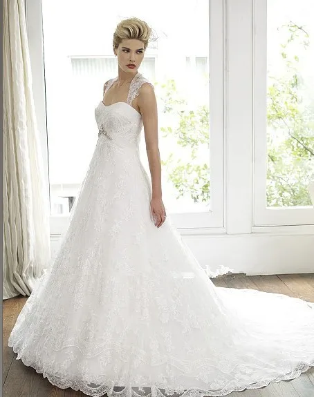

2018 new design soft A-line pleated tulle beading lace keyhole back custom size/color bridal gown mother of the bride dresses