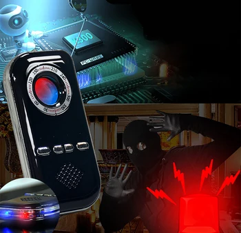 

K300 Traveling With Lanyard Easy Operate Hotel Protection Anti Spy Detector Alarm Infrared USB Charging Monitoring ABS Handheld