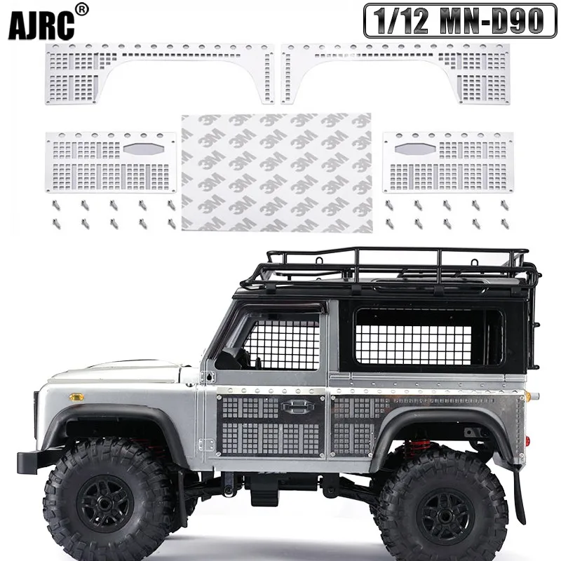 AJRC 1/12 MN-D90 изменение частей автомобиля оболочки большой корпус анти-опорная плита