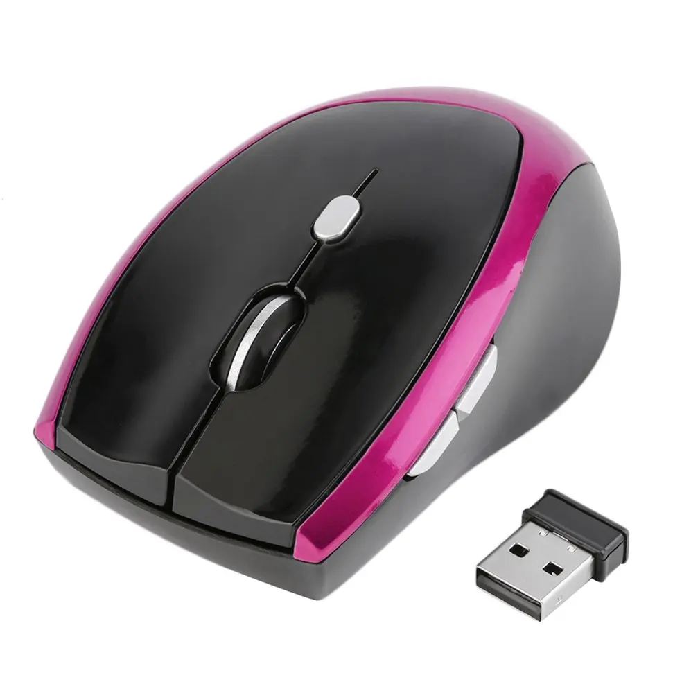 

New 2.4Ghz Mini Wireless Optical 6 Button 800 to 2000 DPI Professional Mouse Mice built-in mouse memory For PC Laptop