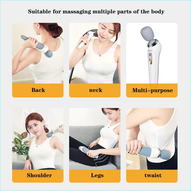 Charging Massager Electric Wireless Massage Body massage neck roll neck  Electric Body Massager Back Hammer - AliExpress