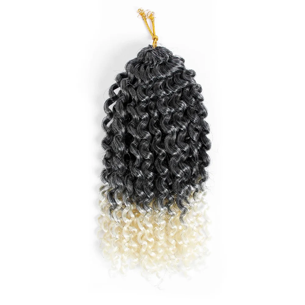 Marly Bob Ombre волосы для наращивания синтетические Marly Jerry curl ямайские прыгающие вязанные волосы афро кудрявые вязанные косы - Цвет: T1B/613